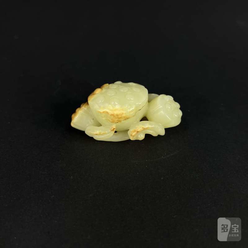 当代 玉雕莲蓬纹把件 - 图4